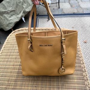 Michael kors small tan tote